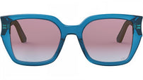 DiorGlow S1I Blue Squared Sunglasses