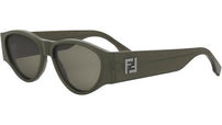 FF Squared Green Oval Sunglasses