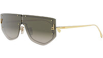 Fendi First Gold Rectangular Sunglasses