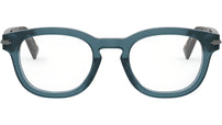 DiorBlackSuitO R4I Blue Oval Eyeglasses