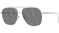 Fendi Travel Gold Pilot Sunglasses