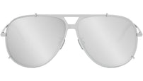 DiorBlackSuit A3F Silver Pilot Sunglasses