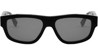 Fendi Diagonal Black Geometric Sunglasses