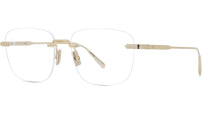 DiorBlackSuitO S3U Gold Square Eyeglasses