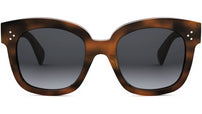 CELINE 3 Dots Brown Square Sunglasses