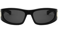 VeryDior S3I Shiny Black Wrap Sunglasses