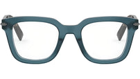 DiorBlackSuitO S10I Blue Geometric Eyeglasses