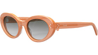 CELINE 3 Dots Peach Round Sunglasses
