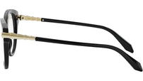 Serpenti Viper Black Round Eyeglasses