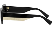 Bvlgari Roma Black Geometric Sunglasses