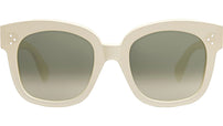 CELINE 3 Dots Ivory Geometric Sunglasses