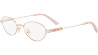 DiorCannageO R1U Rose Oval Eyeglasses