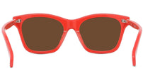 Boke Flower Red Square Sunglasses