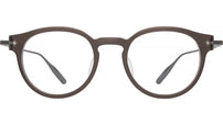 Eugene Grey Round Eyeglasses