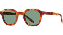 Tucker Havana Geometric Sunglasses