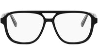 DiorBotanicaO A1I Shiny Black Pilot Eyeglasses
