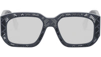 Fendi Shadow Grey Rectangular Sunglasses