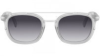 DiorBlackSuit 14I Shiny Grey Squared Sunglasses