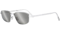 Dior90 S1U Silver Geometric Sunglasses