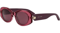 Serpenti Forever Purple Oval Sunglasses