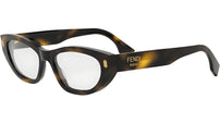 Fendi Roma Havana Cat Eye Eyeglasses