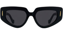 Anagram Black Geometric Sunglasses