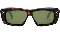 CELINE 3 Dots Tortoise Geometric Sunglasses