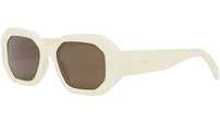 CELINE 3 Dots Ivory Geometric Sunglasses
