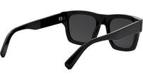 B.zero1 Black Geometric Sunglasses