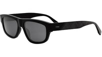 Fendi Diagonal Black Geometric Sunglasses