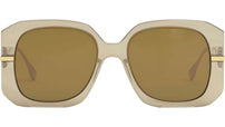 Fendigraphy Beige Square Sunglasses