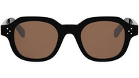 CELINE 3 Dots HD Black Square Sunglasses