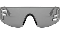 Fendi Sport Silver Rectangular Sunglasses