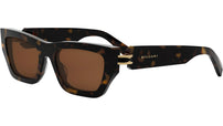 B.zero1 Havana Rectangular Sunglasses