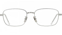 Titanium Matte Silver Rectangular Eyeglasses