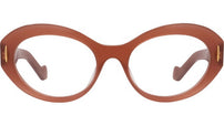 Anagram Brown Oval Eyeglasses