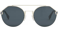 Fendi Sky Gold Round Sunglasses