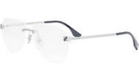 Fendi Sky Silver Pilot Eyeglasses