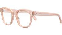 CELINE 3 Dots Pink Square Eyeglasses