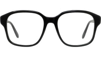 Slim Black Square Eyeglasses