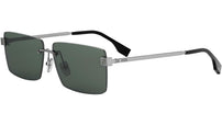 Fendi Sky Silver Rectangular Sunglasses