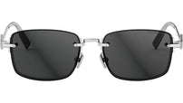 CD DiamondO 11U Shiny Silver Squared Sunglasses