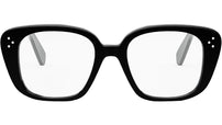 CELINE 3 Dots Black Butterfly Eyeglasses