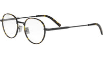 DiorBlackSuitO R9F Tortoise Round Eyeglasses