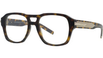GV One Havana Geometric Eyeglasses