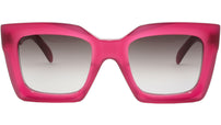 CELINE 3 Dots Pink Rectangular Sunglasses