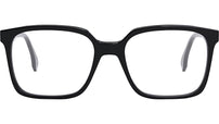 Fendi Fine Black Rectangular Eyeglasses