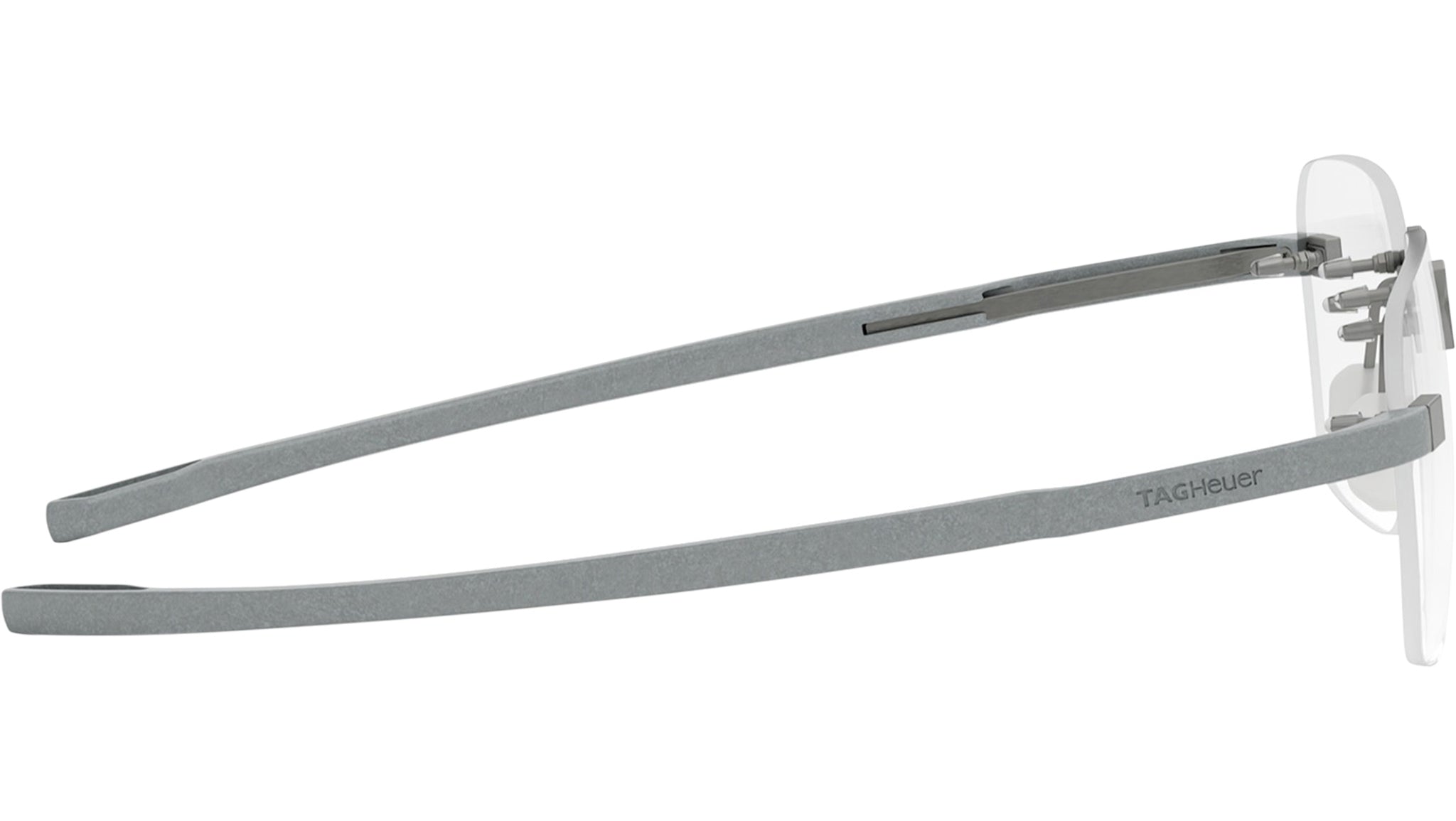 Flex Silver Geometric Eyeglasses