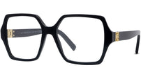 4G Black Square Eyeglasses