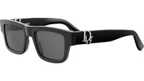 Dior Oblique S3I Shiny Black Squared Sunglasses